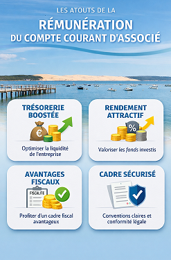 Optimisation de la rémunération des comptes courants d’associés sur le bassin d'arcachon